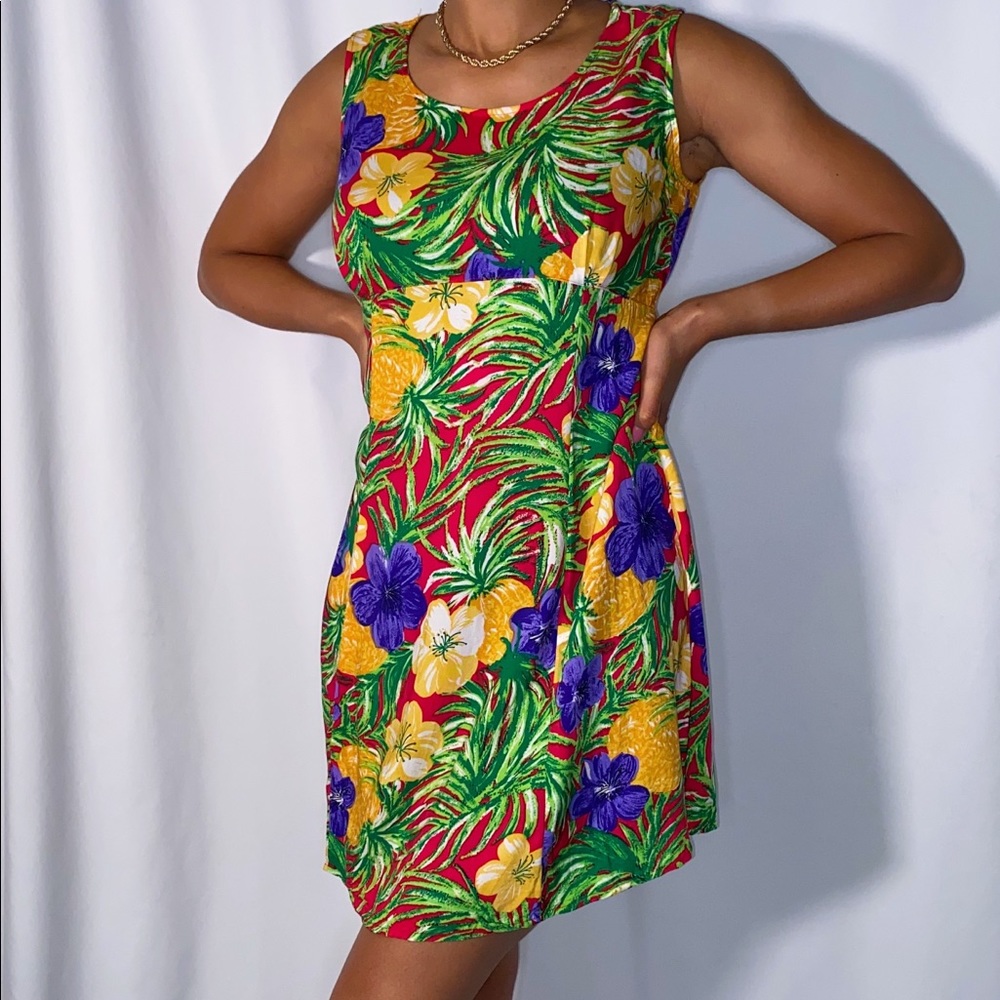 Vintage Dressing Clio Floral Dress (size medium)
